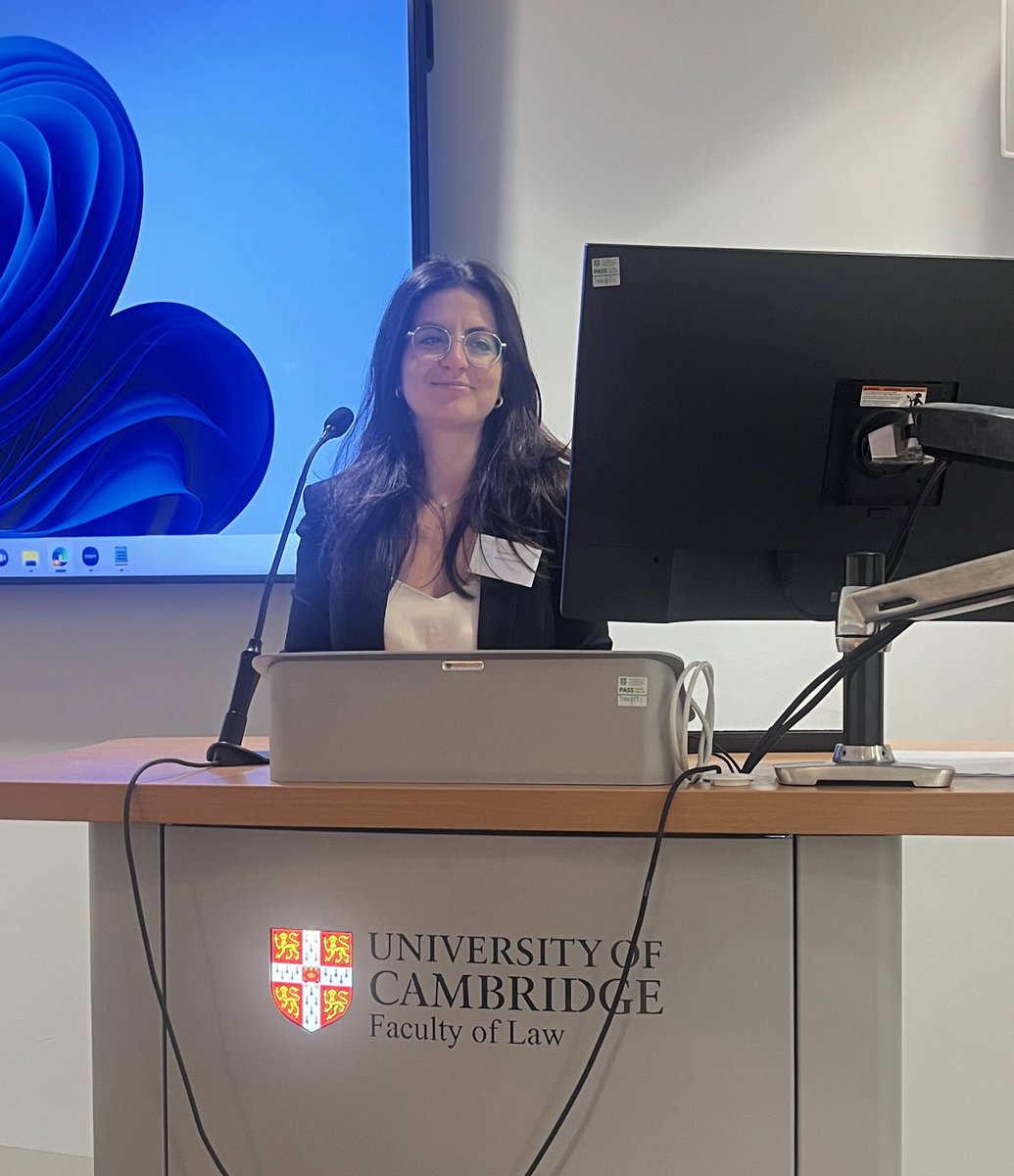 I am  grateful and honored I had the chance to discuss my research on Effective #Judicial Protection in Dublin regulation reform at the @EHRLC23 organized by @cambridgelaw!