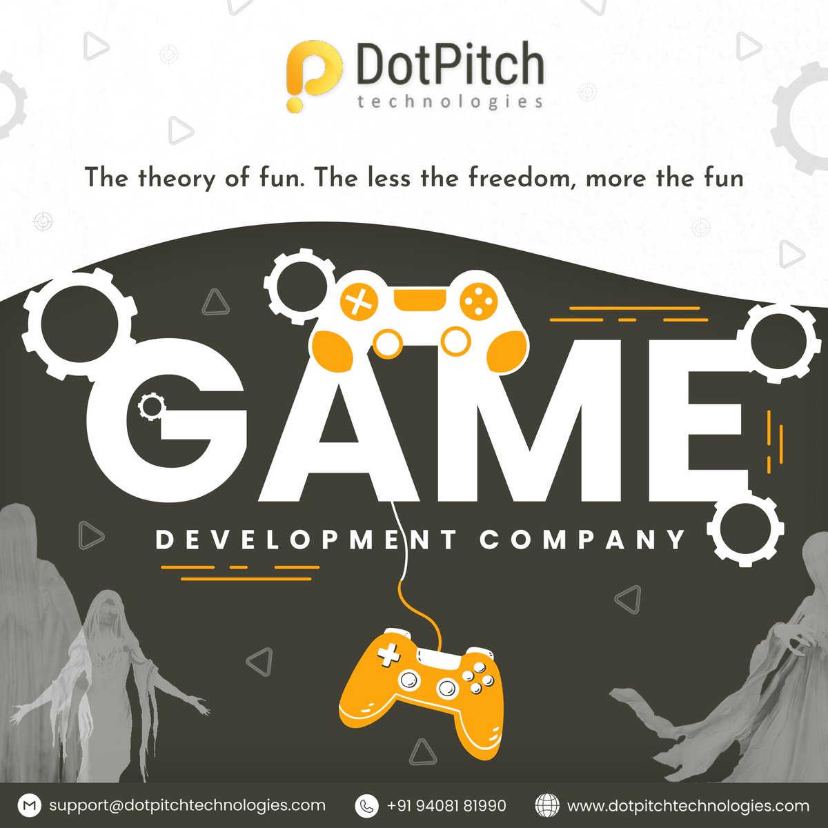 DotpitchT's tweet image. 🎮 Creating immersive worlds! 

#dotpitch #dotpitchtechnologies 
#GameDev #VirtualRealms #IndieGames #Artistry #GameCharacters #Storytelling #Programming #Tech
