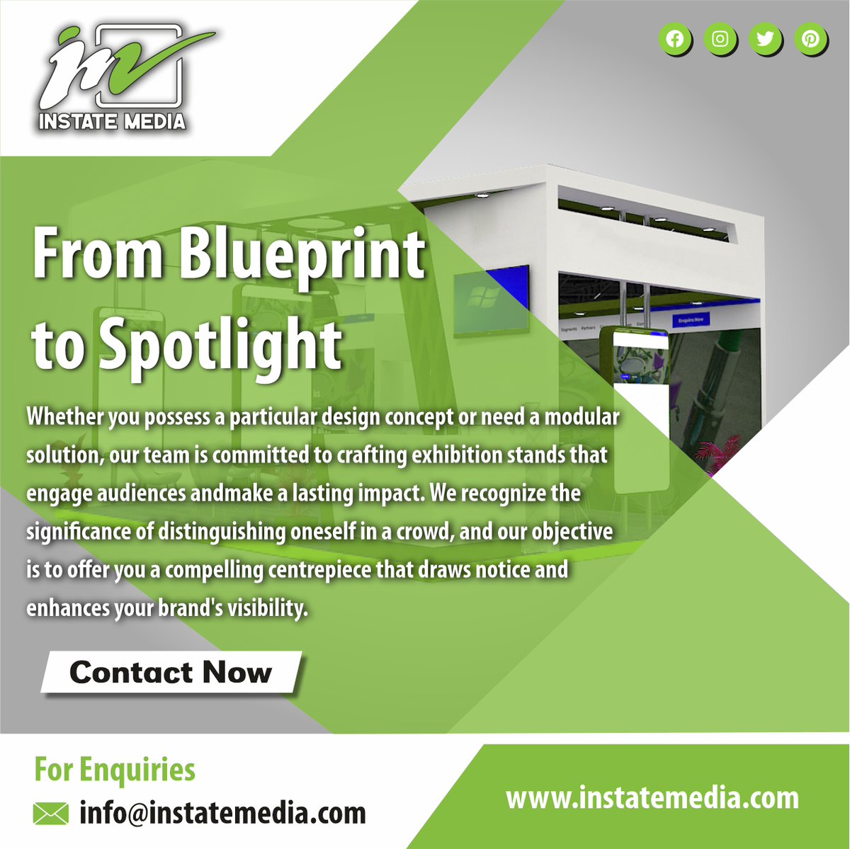 instate_media's tweet photo. Are you looking for an outstanding #exhibition #design ? Send us a DM 🤝

For More Detail:- https://t.co/ZyFkhTU6y8

#booth #sustainable #event #exhibition #exhibitionstand #tradefair #counter https://t.co/jj2MOUUe3Q