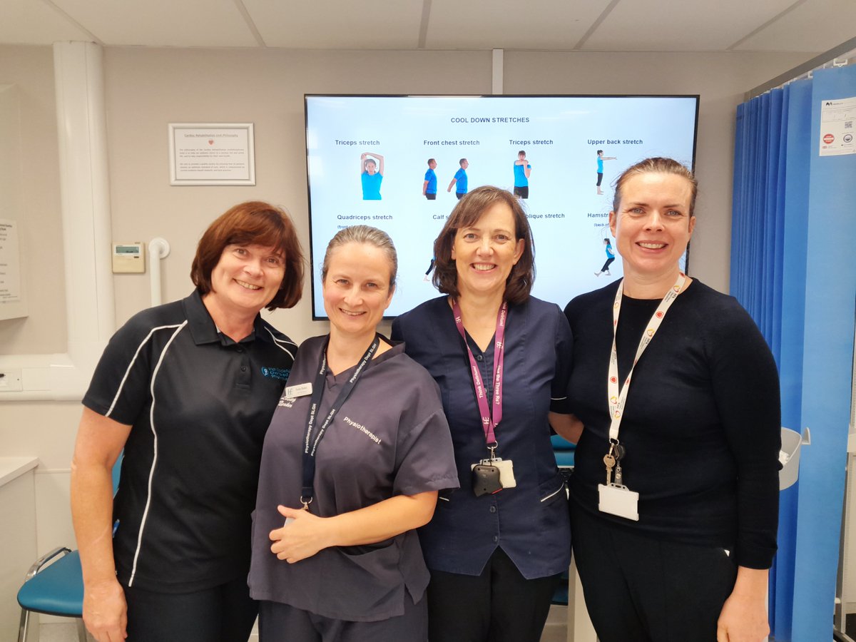 The exercise element of SLK Cardiac Rehabilitation program recommenced on Tuesday 26th September in the new gym. Pictured are staff in the Cardiac Rehabilitation Department. @NiamhLacey6 @IEHospitalGroup