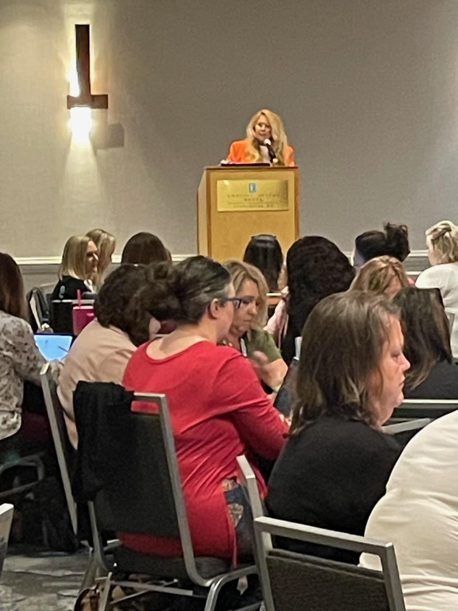Jan Hanlon address the county teams at the Science of Reading Implementation Workshop in Charleston this morning. Looking forward to another beneficial day of meeting! #sor #scienceofreading