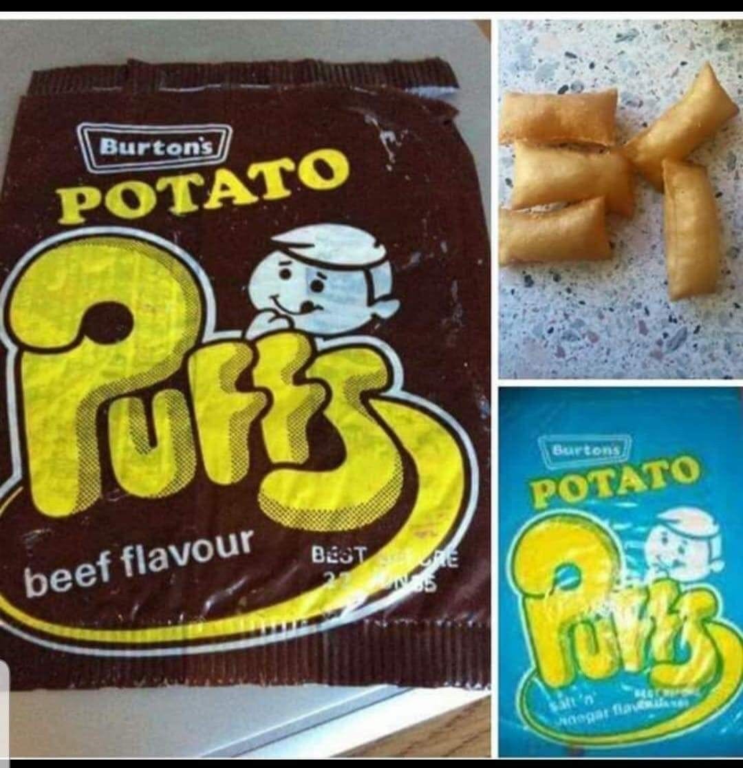 TGNTANK's tweet photo. These were banging back in the day. Who remembers them?
#Burtons #PotatoPuffs #ClassicCrisps https://t.co/bxQDFJAgXJ