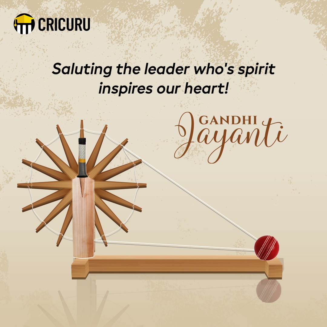 Wishing you a Mahatma Gandhi Jayanti filled with the values of truth, non-violence, and unity. May we continue to strive for a better world together. 🕊️

#GandhiJayanti #ValuesOfChange #Cricuru #Cricket #Excellence #GameChanger #Training #Education #MasterYourGame #LearnAndGrow