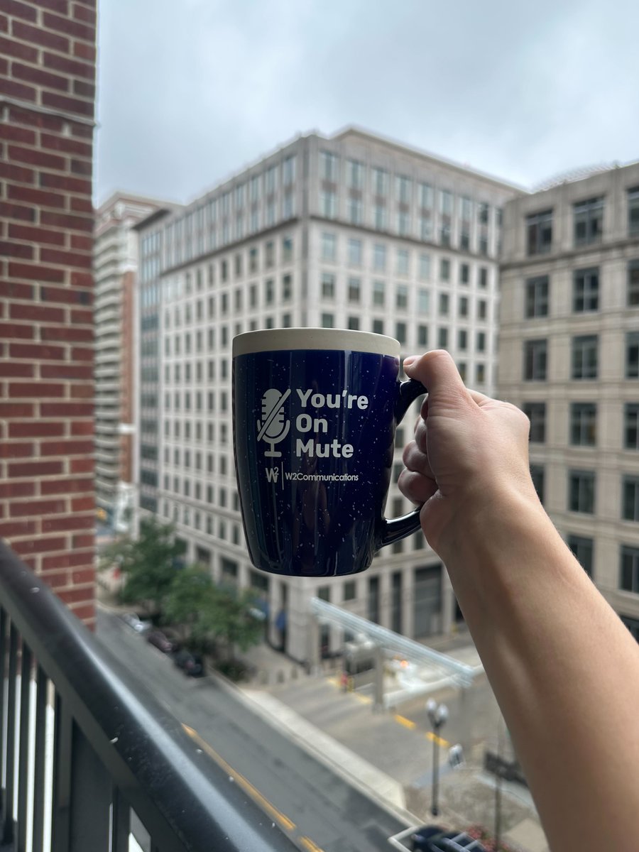 W2Comm's tweet photo. When your morning pick-me-up serves more than one purpose... 🎙️ 

Happy #NationalCoffeeDay! Share your favorite mug, below 👇 https://t.co/eCG1eHZpjT