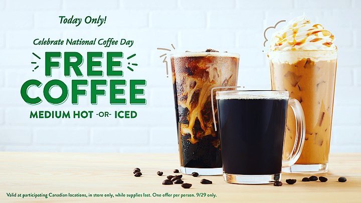 KrispyKremeCan's tweet photo. ☕️😋 #NationalCoffeeDay https://t.co/QZzMxFoR9Q