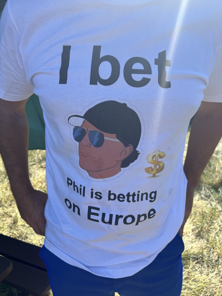 From a friend on the grounds at Marco Simone  #RyderCup