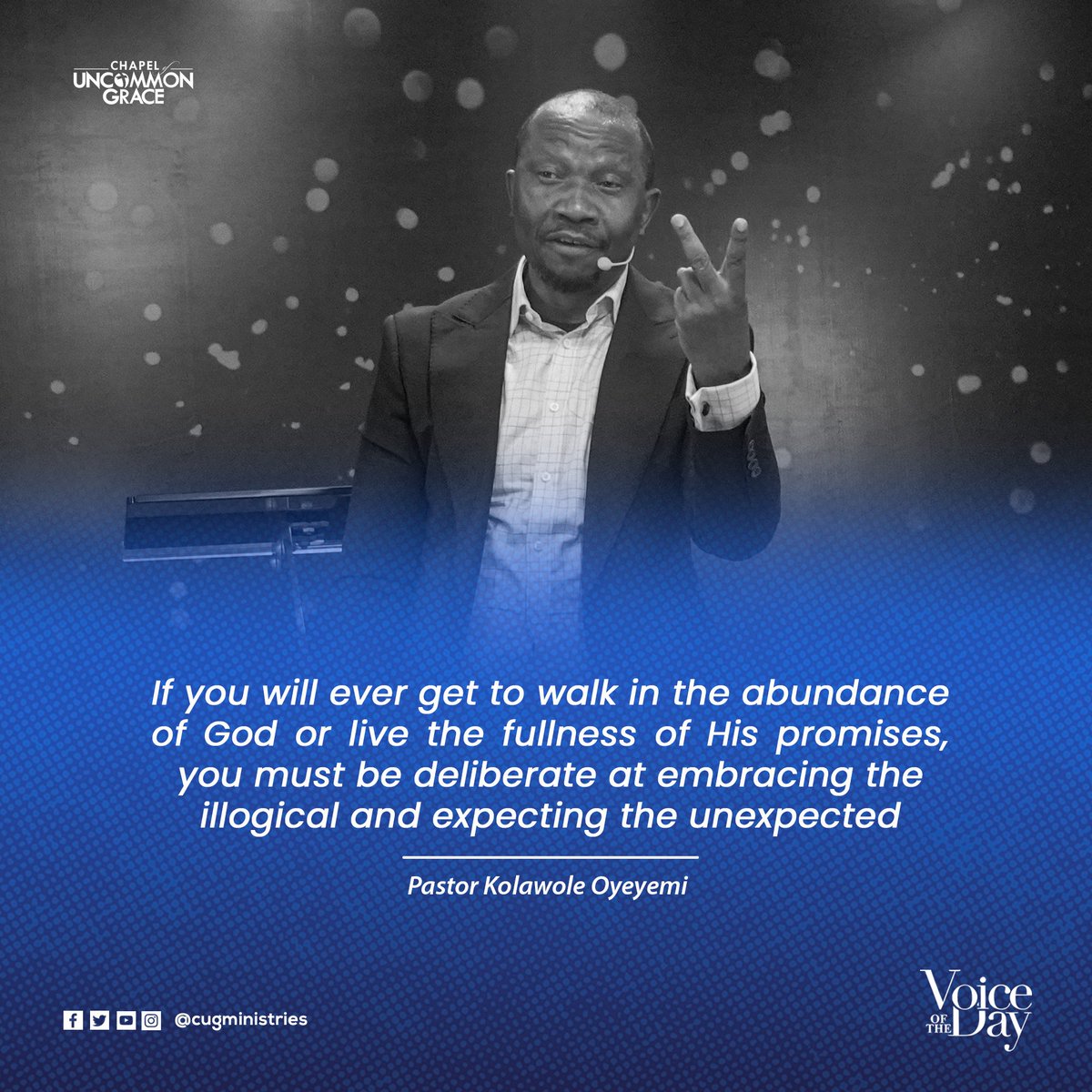 CUGMinistries's tweet image. 🌇 Day 46 #voiceoftheday #CUGministries