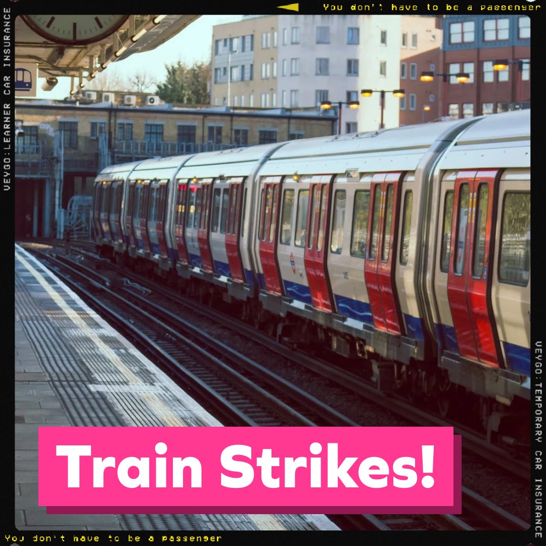 RAIL STRIKE ⚠️ 
Strikes are planned on most significant lines this week🚫 
Whatever your plans; we might be able to help... temporary insurance can be on your car or borrowing one from a friend or family member🧍‍♂️🚗 ✅ bit.ly/3xJvO1Q 
#railstrikes #nationalrail #gwr