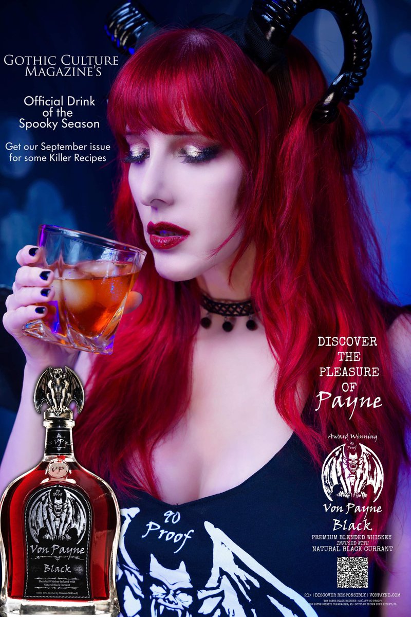 Kittendtv's tweet photo. Gothic Culture Magazineโs @GothicMagazine Official Drink of the spooky season ๐๐ป๐๐งโโ๏ธ๐งโโ๏ธ๐ค
Get our September issue for some killer recipes!
Pic by @HexedPhotograp1
with Von Payne Whiskey @VonPayneWhiskey #Spookyseason #alternativemodeling #gothicculturemagazine #vonpayneblack https://t.co/nyxNSR1gZ8