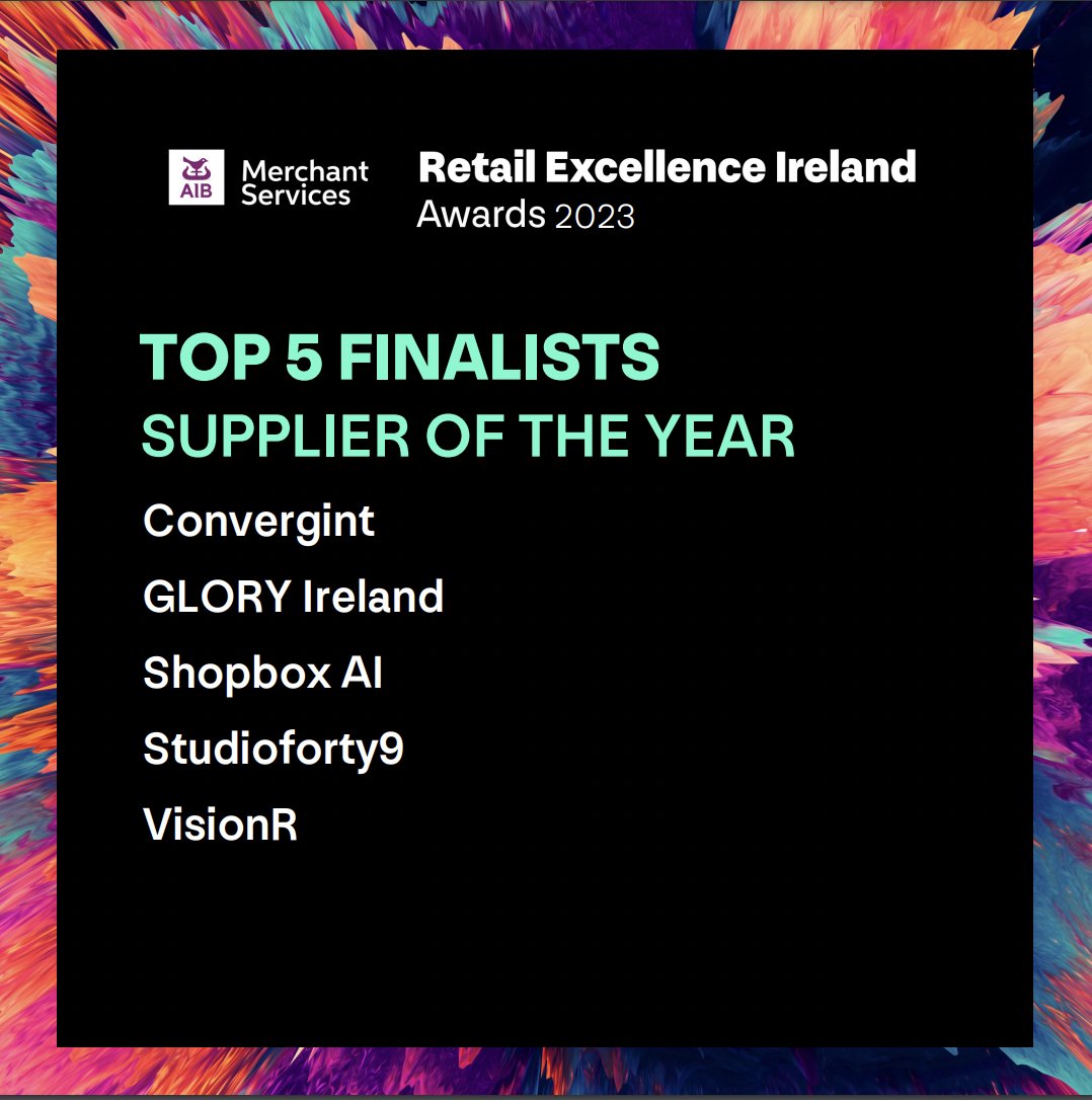 Crushing it on the awards front. Thanks for selecting us <a href="/RetailExIreland/">Retail Excellence Ireland</a> #retail #AI #Awards