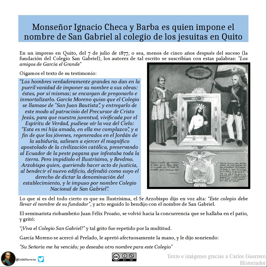 DnGGMoreno's tweet photo. A propósito de #SantosArcángeles: el origen del nombre del @CSGQuito https://t.co/Ze448jgwFh