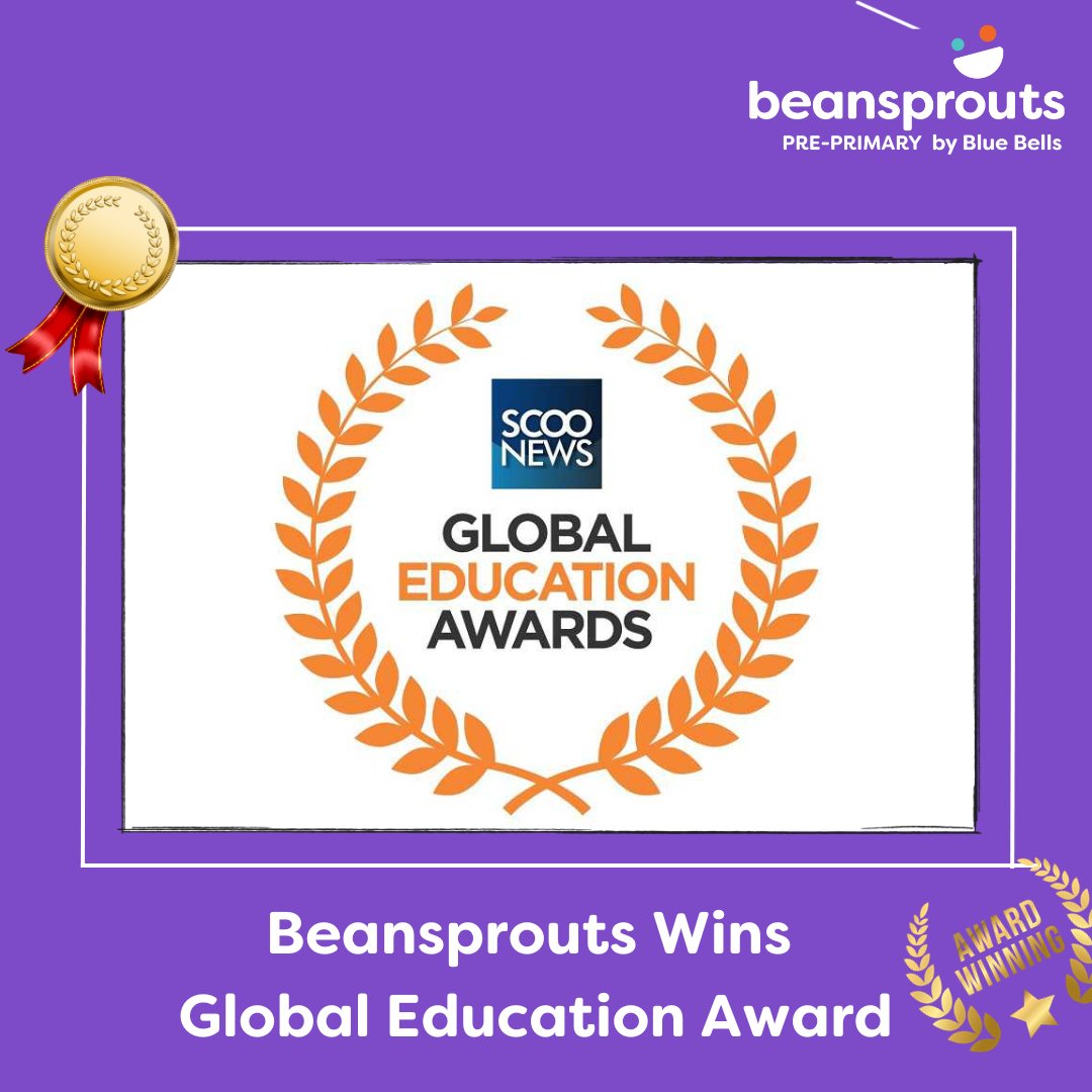 We are elated to share that Beansprouts has been honoured with the prestigious #GlobalEducationAward for their remarkable achievement in the category of 'Innovation in Pre-School Pedagogy'.

#BestSchoolInGurugram #GurgaonSchools #Award #Winner #Congratulations