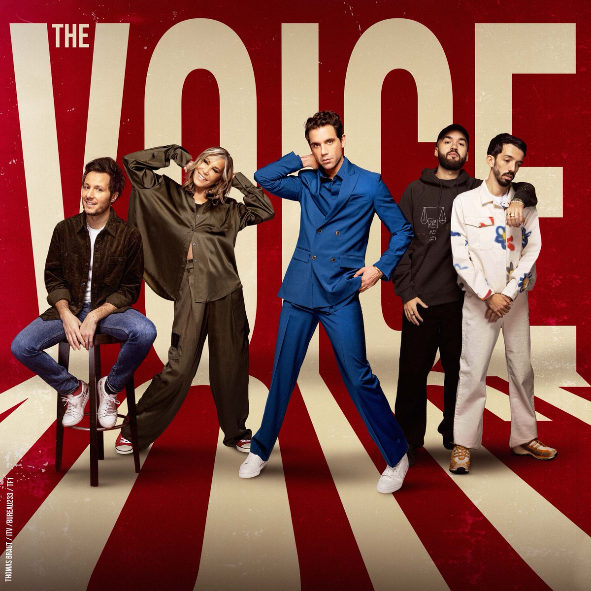 TF1's tweet photo. Mika fait son grand retour dans la famille 𝙏𝙃𝙀 𝙑𝙊𝙄𝘾𝙀. ⚡🎤️ Aux côtés de Zazie, Vianney et Big Flo et Oli : la compétition s’annonce sportive. 💪

Tenez vous prêts, ils sont déjà dans une forme olympique !!!

#TheVoice2024 prochainement sur TF1 et MYTF1. https://t.co/cCHLbx9V6i