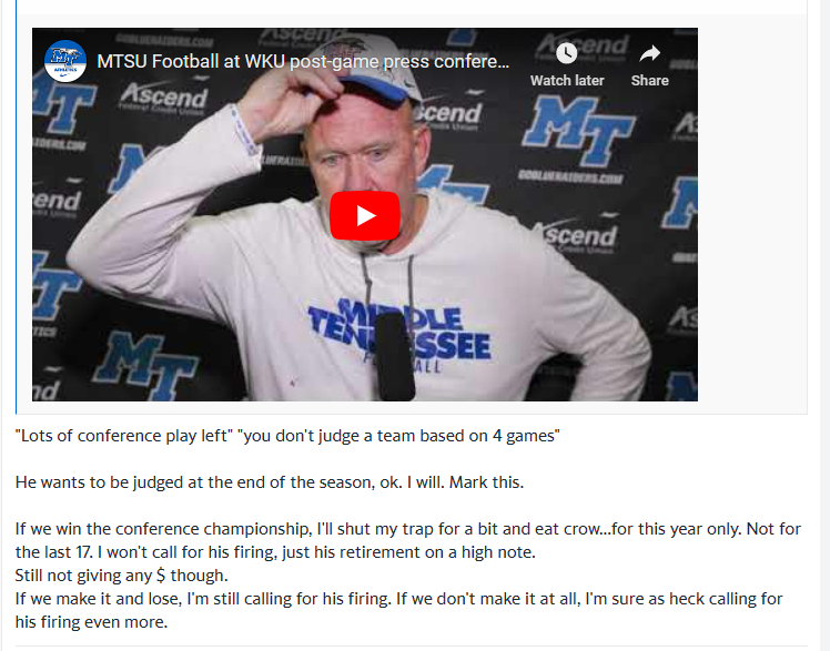 MadeAtMiddle's tweet photo. It's early, but here are some #FromTheBoards after last night's debacle in BWG. #100MilesofHate. #GoMiddle #MTSU #BlueRaiders #FireStock #FireMassaro
@ChrisMassaroAD @PresidentMcPhee @MTAthletics
@CoachStock https://t.co/hYnEPqFkr8