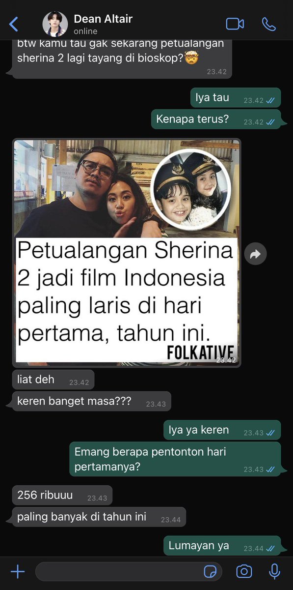 dustheria's tweet photo. 278. 2 tickets for petualangan sherina please https://t.co/tWvnehOVGS