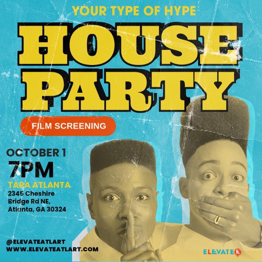 This weekend events! Check it out! Some require you to RSVP. 
elevateatlart.com