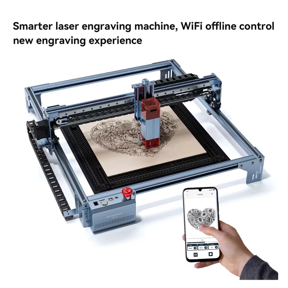 GadgetsChinaNL's tweet image. Get Creative!! De #Atomstack Maker A5 Laser Engraver / Cutter! 400x400mm en deze kan via APP aangestuurd worden! Foto's, teksten, logo's, 3D-Puzzels!! FUN! Nu €169 #EUWarehouse
😍 Coupon: FFAMA5V2
😍 Link: shorturl.at/ekpH3
Volg ons: rebrand.ly/GFC