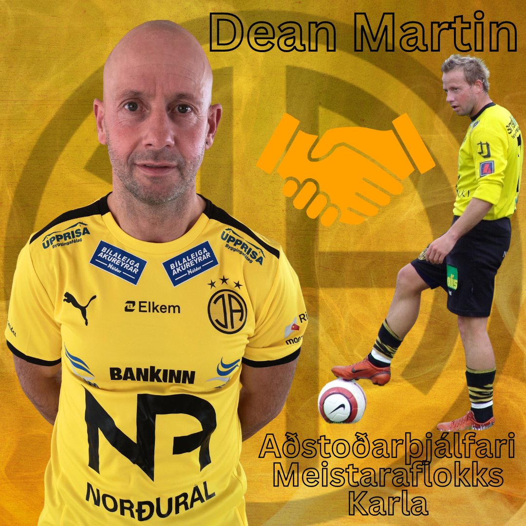 Skagamenn's tweet photo. Dean Martin hefur verið ráðinn sem aðstoðarþjálfari meistaraflokks karla með áherslu á styrktarþjálfun og þróun ungra leikmanna 🤝

Dean hefur mikla reynslu bæði sem þjálfari og leikmaður. Dean hefur spilað 169 leiki fyrir ÍA og skorað 20 mörk en einnig á hann fjölda leikja með öðrum liðum innanlands og erlendis 👌

Dean er með UEFA Pro og er með BSc gráðu í Íþróttarfræði frá Háskólanum í Reykjavík. Hann hefur komið að þjálfun hjá KA, Breiðablik U19, ÍA, ÍBV og HK og Selfoss þar sem hann var síðast. Dean hefur einnig komið að þjálfun yngri liða landsliðsins ⚽

Við erum gríðarlega ánægð með að hafa fengið jafn reynslumikinn þjálfara inn í þjálfarareymið okkar 🙏

Áfram ÍA 💛🖤💛

#fótbolti #kfía