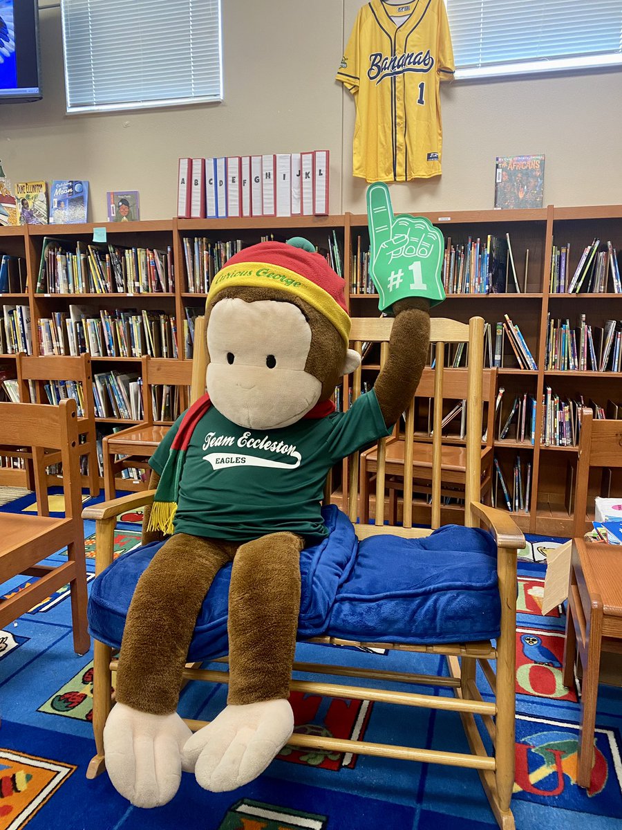 Melissa Miskovsky (@mmiskovsky_ocps) on Twitter photo George is cheering us on! #EaglePride #TeamEccleston <a href="/Eccleston_OCPS/">Eccleston Elementary School</a> <a href="/CDLocps/">Curriculum and Digital Learning</a> #ocpsRYS George is cheering us on! #EaglePride #TeamEccleston <a href="/Eccleston_OCPS/">Eccleston Elementary School</a> <a href="/CDLocps/">Curriculum and Digital Learning</a> #ocpsRYS