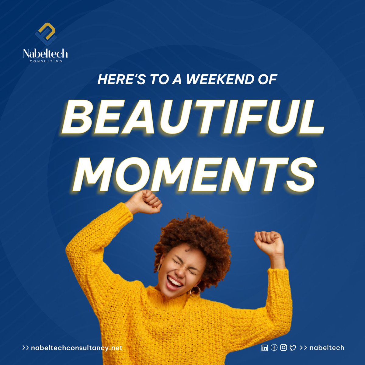 NabelTech's tweet photo. Enjoy every beautiful moment this weekend brings your way.
#TGIF #nabeltech https://t.co/1cQY8jzI4o
