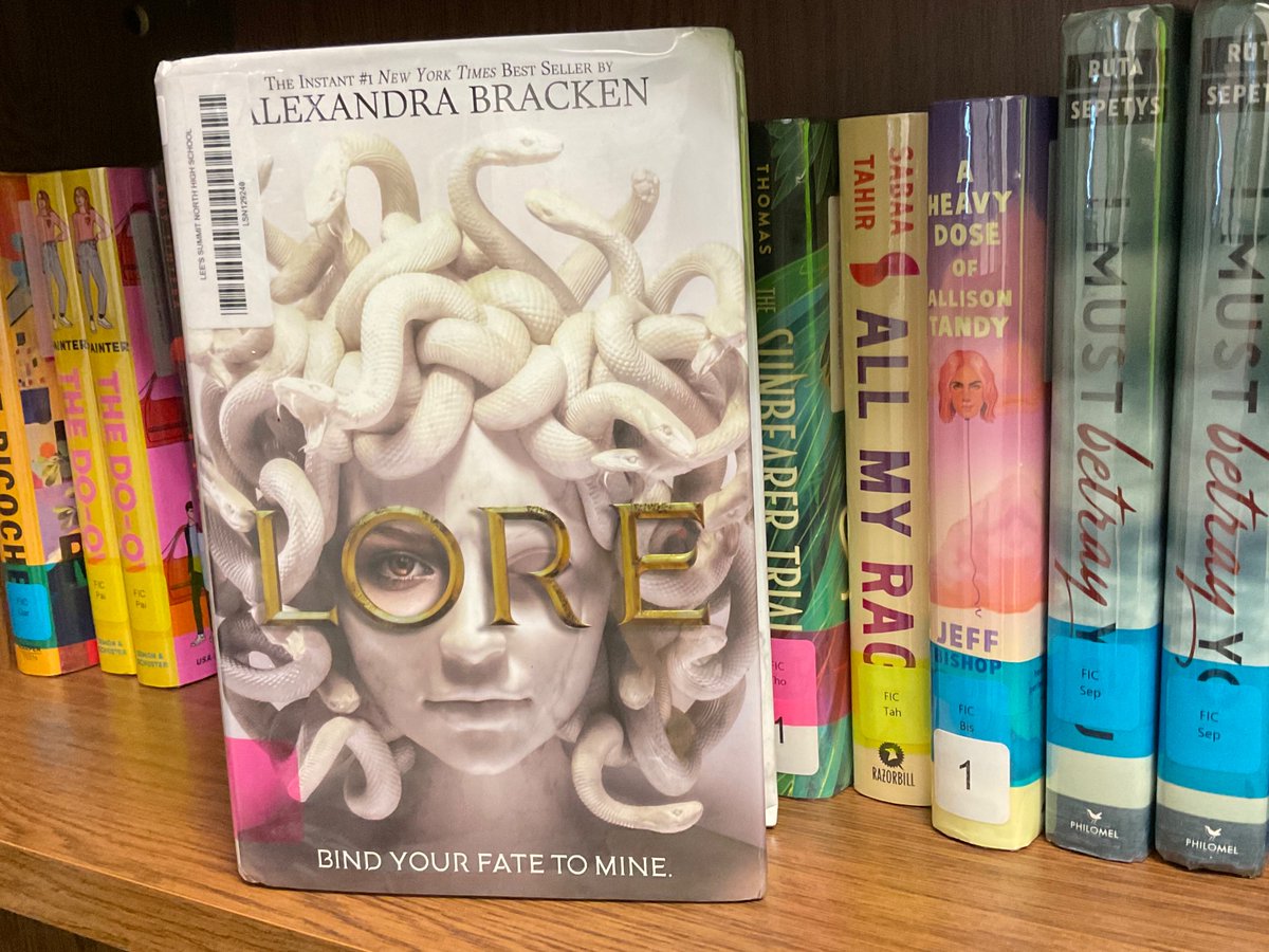 First Line Fridays… “Her mother had once told her that the only way to truly know someone was to fight them.” Lore by @alexbracken is a Gateway Nominee. Come check it out in the library! #SchoolLibrary