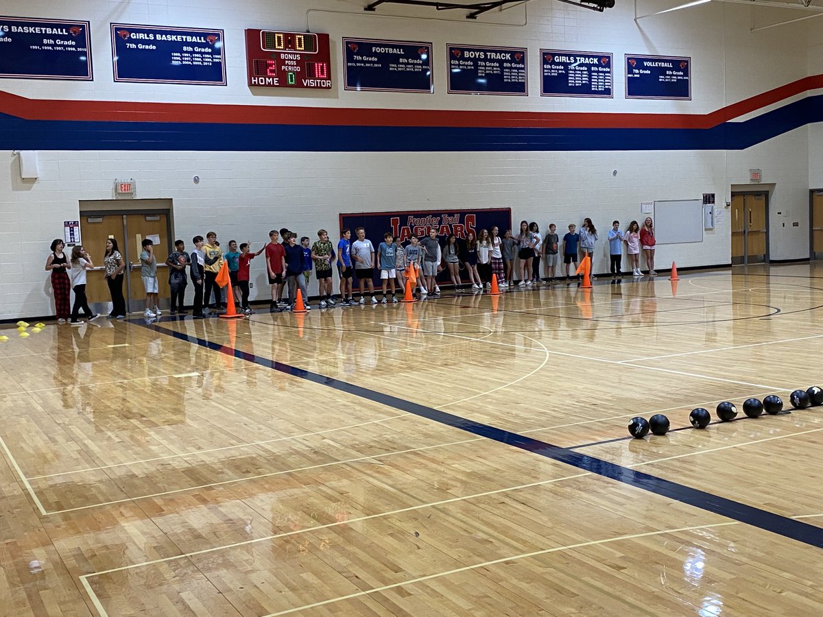 FTMSJaguars's tweet photo. 7Blue team students had a great week and were rewarded with some fun dodgeball today!
#jagpride #workhardpayhard https://t.co/OhyOGIV3aw