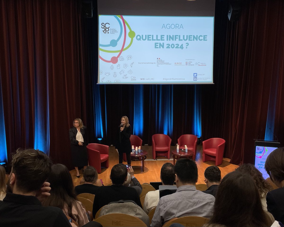 👀 Ce matin, nous avons participé à l’#AgoraInfluence2024 organisé par le <a href="/syndicat_RP/">Syndicat du Conseil en Relations Publics</a> !

L’occasion de faire un état des lieux de la loi du 9 juin 2023 visant à encadrer l'influence et d’échanger autour des nouveaux champs de l'influence commerciale ! 🤓