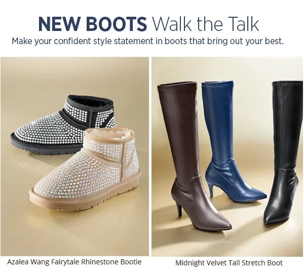 ShopMV's tweet image. Make your confident style statement in boots that bring out your best. Shop Boots buff.ly/46gJp0h