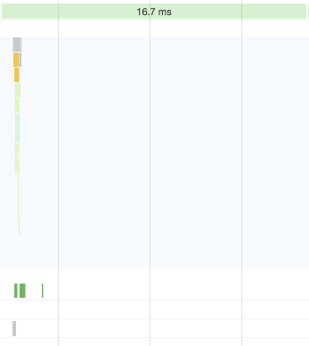 nickawalsh's tweet photo. @peagace_ @Anemolito It depends, unfortunately — this one is able to sort itself out in a fraction of a frame (screenshot), but it's also not interacting with any markup / React / other animations / other composite layers / etc etc. https://t.co/2FT2MkJbjX