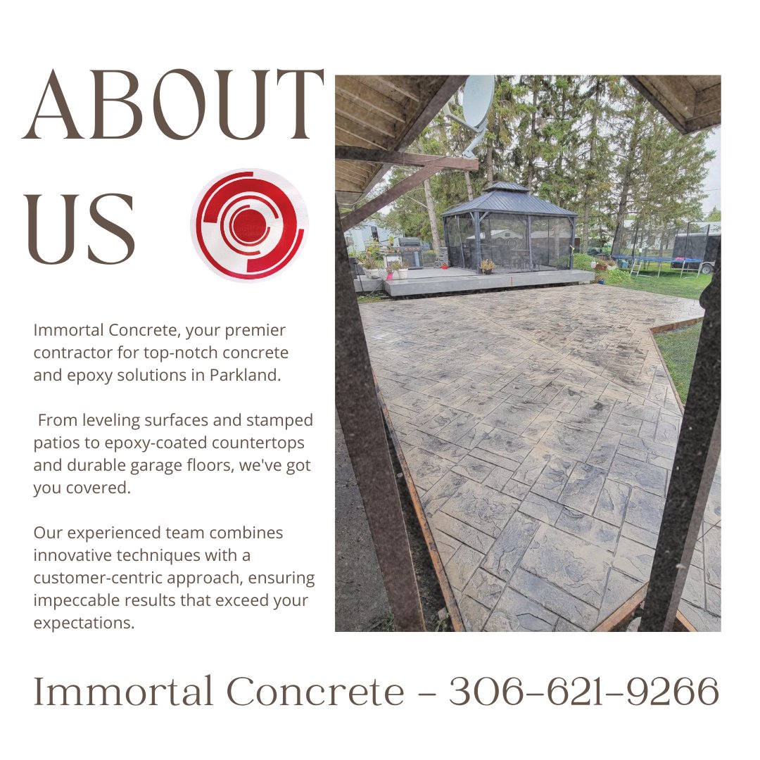 immortalconc's tweet photo. Crafting Lasting Impressions with Immortal Concrete. Discover the elegance of Immortal Concrete – where every project is a masterpiece! 🏗️🎨
#ImmortalConcrete #StampedConcrete #hardscapes #yorkton #melville #concrete #Epoxy #FlakeEpoxy #MetallicEpoxy https://t.co/iJ6Nem3xLw