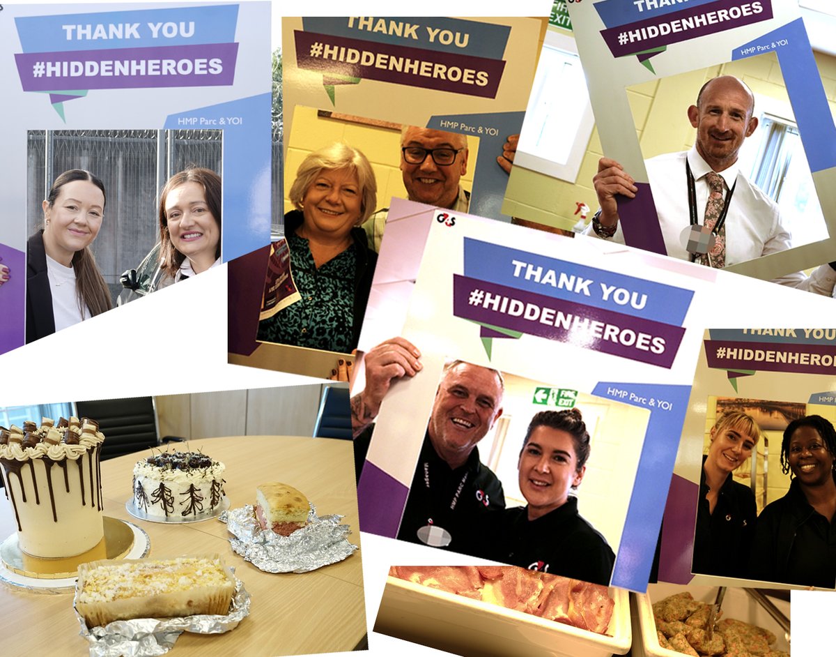 Celebrating all our #HiddenHeroes in Parc today with cake competitions, raffle prizes, goody bags and breakfast! Thankful for all the hard work and dedication of our awesome team. #HiddenButNotFogotten @ButlerTrust  @HMPPSCymru