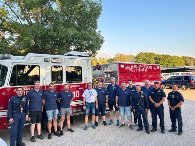 Firefighters from our Sister City, Bad Königshofen (Germany), recently toured the Arlington Fire Department with Deputy Fire Chief Arevalo. This was an excellent experience and joy to share part of who we are as a department.
arlingtontx.gov/residents/abou…