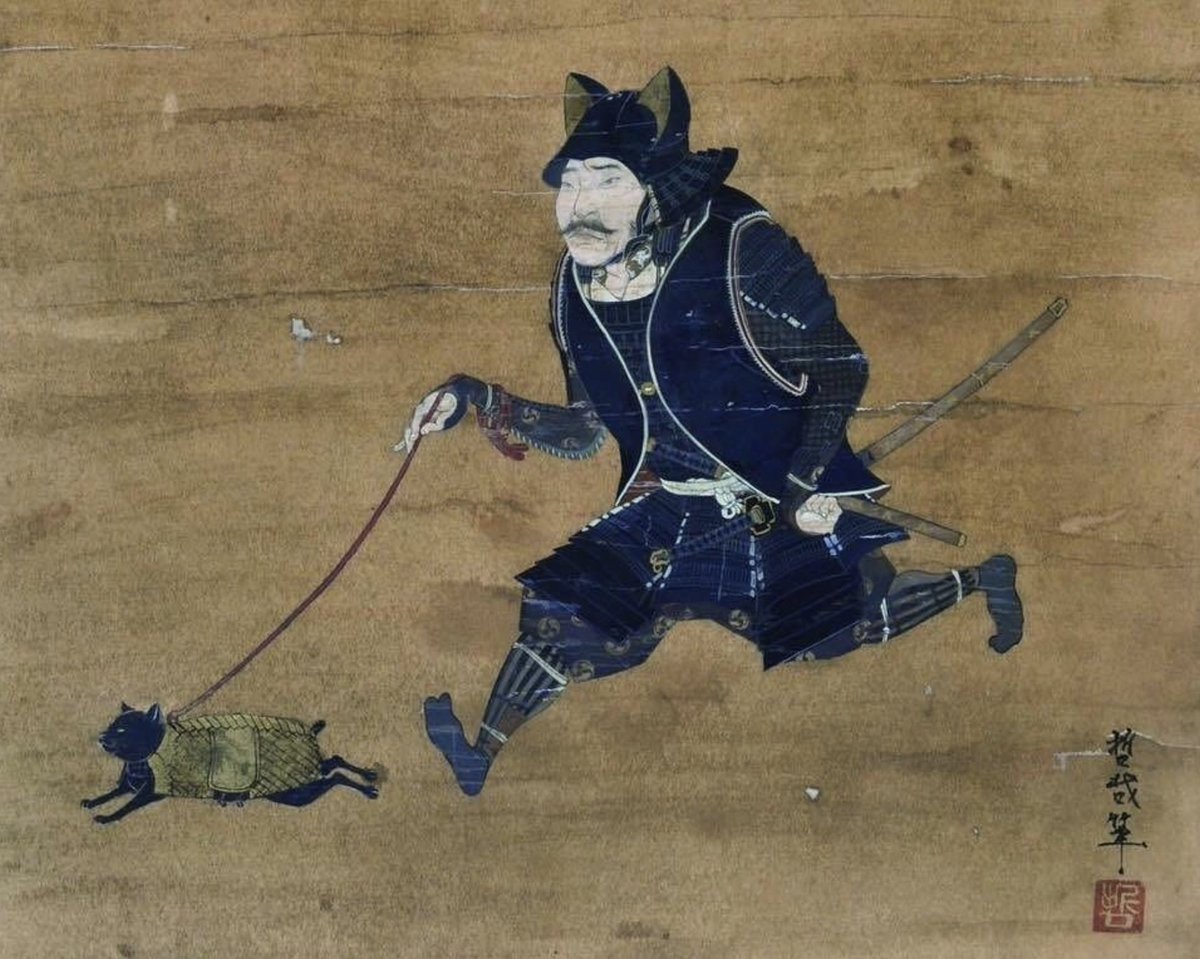 when you have to conquer Mongolia but the cat needs a walk first