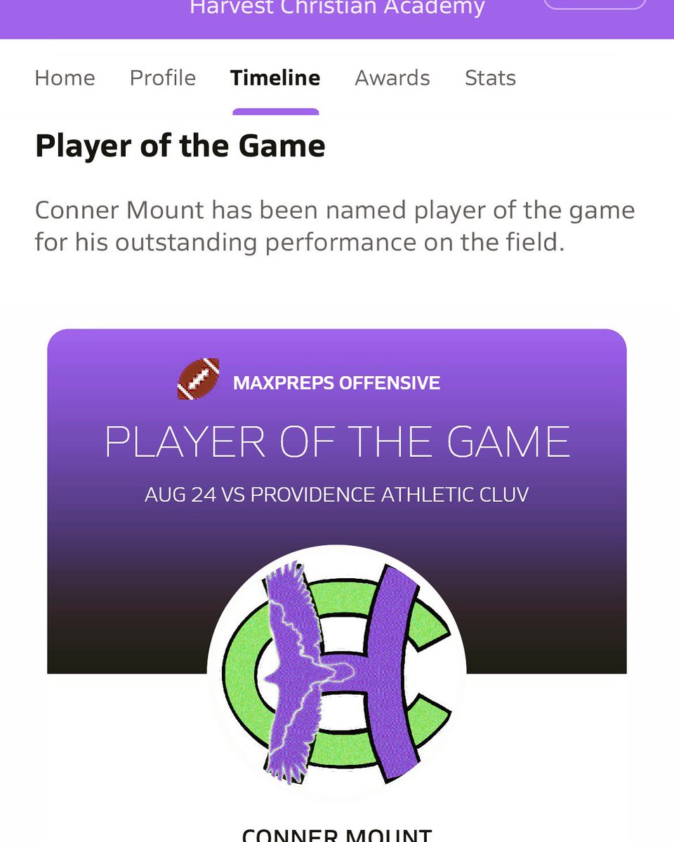 Got player of the game against PAC