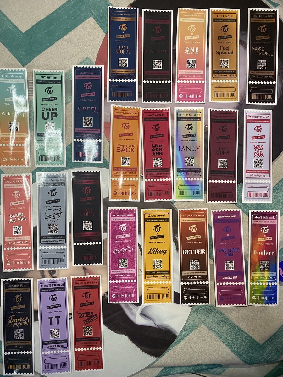 TWICE “Ready to Be in Bulacan”
(Day 1) Freebies 

🎟️ 2pcs Twice title track stickers 🎟️

🍭like, &amp; rt (present proof on d-day)
🍭mbf <a href="/kara_lee04/">an</a>
🍭1:1 ratio
🍭open for trades 
🍭location and time: tba

#TWICE_5TH_WORLD_TOUR_BULACAN 
#READYTOBE_IN_BULACAN