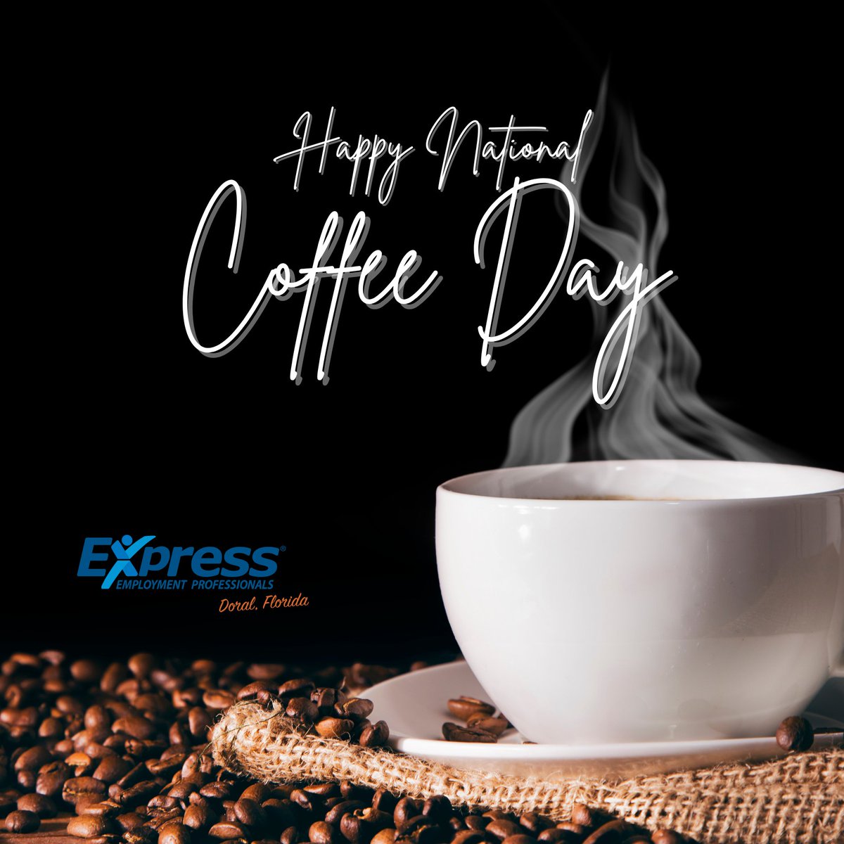Enjoy a coffee today! 😎

#doral #doralunited #employment #staffing #expresspros #nationalday #nationalcoffeeday