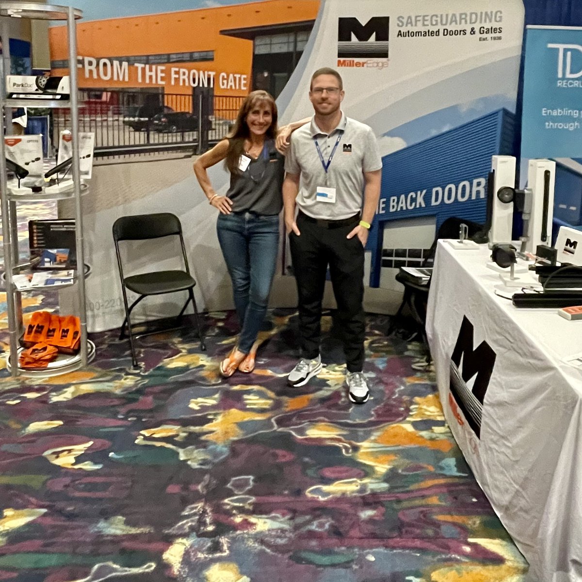 MillerEdge's tweet photo. Catch up with Flossie and Brian at Booth #39 at the @WASAorg Western Access Systems Association Trade Show today!

#wasa #milleredge #wasatradeshow https://t.co/NwNTR3Xynz