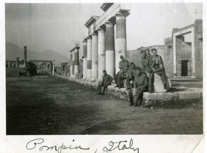 WWIIMemorial's tweet photo. On September 29, 1943, American soldiers liberated the ancient city of Pompeii, Italy, after a fiercely fought campaign. (National Archives)

#WeRememberThem https://t.co/Fb70qAMJyC