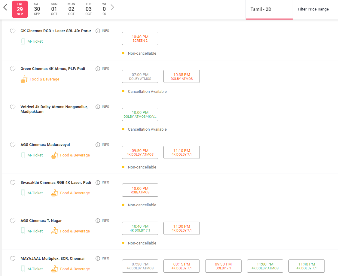 Trendswoodcom's tweet photo. #Chandramukhi2 - Today Night Shows Booking Status✌️ https://t.co/vLEmihRsfH