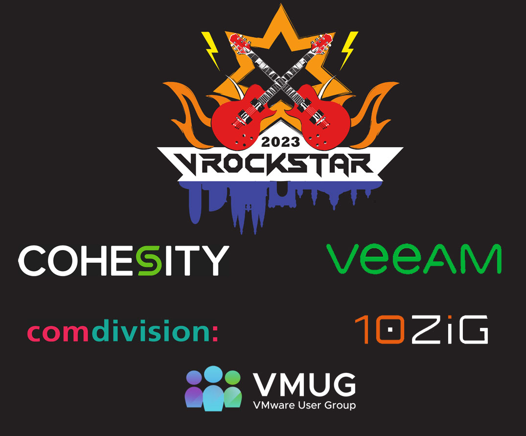 PatrickRedknap's tweet photo. #vRockstar 2023 is coming to @VMwareExplore Barcelona on Sunday 5th November! 
Thanks to this year's sponsors @Veeam @10ZiGTechnology  @Cohesity @MyVMUG &amp; @comdivision for again supporting this great community event!
Ticketing info coming early next week! #vmwareexplore #vexpert https://t.co/MRC67i9Y0U