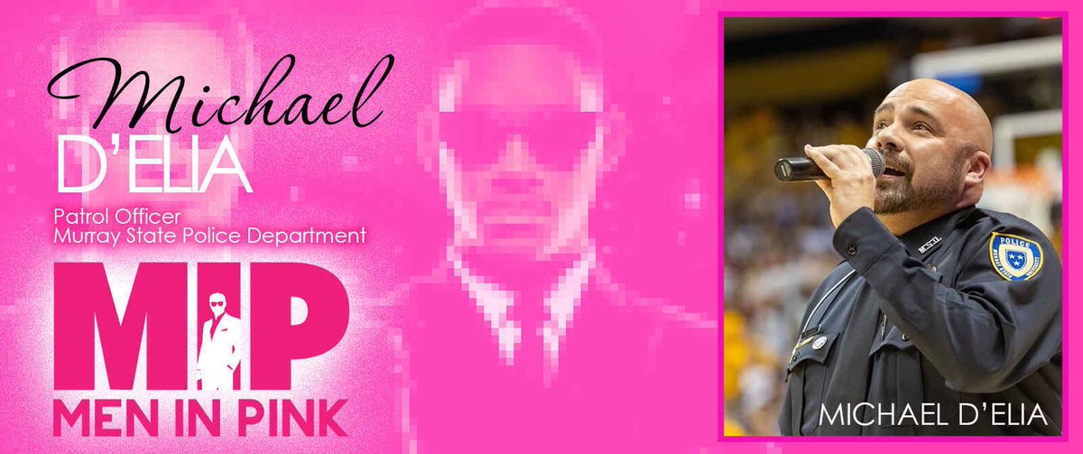 MurrayStatePD's tweet image. Officer in Pink?! Throughout October, Officer Michael D’Elia will proudly wear pink as part of his uniform to acknowledge breast cancer awareness. The proceeds will be directed towards the Murray Calloway County Hospital Regional Cancer Center.