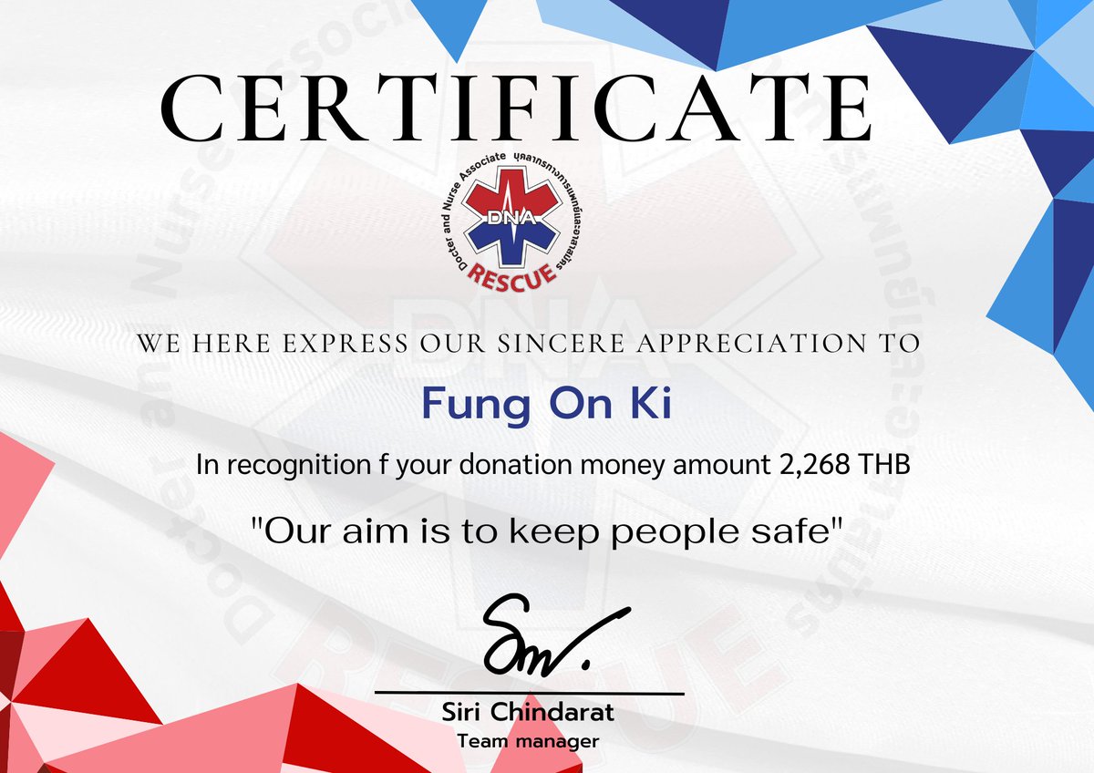 Thank you,

Fung On KI

For your generous support. Your contributions are extremely important to people and our CSRs. We hope you will always have great days.
#CSR #Supporter #Medicalvolunteer