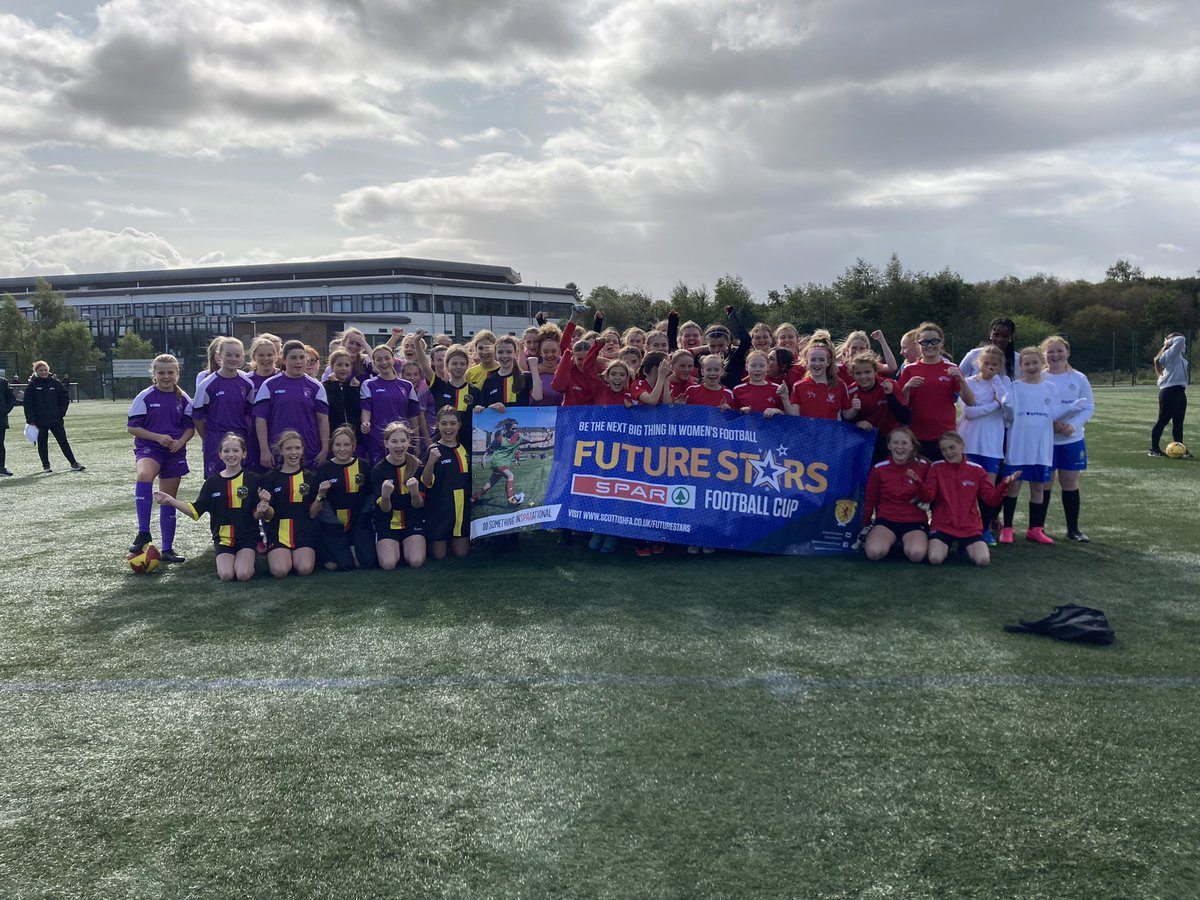 ScotFACentral's tweet photo. SPAR CUP | Well done to all players who joined us for our North Lanarkshire local round of the @SPARScotland Cup today 🙌

Congratulations to @braidhurstpe &amp; @DalzielHigh  @StAndrewsHS who have qualified for the Regional finals in November🙌👏🏻⚽️

#FutureStars https://t.co/e3tvzp5TF7