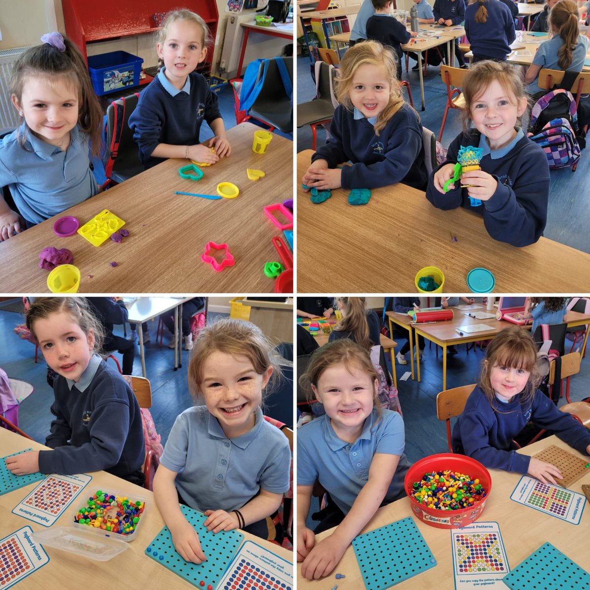 scoilbhrideNS's tweet photo. Practising our fine motor skills during our station time this week in the junior room. Great work everyone!🌟✂️ @OideSTEMPrimary #growinginconfidence https://t.co/ihwGEWhHE6