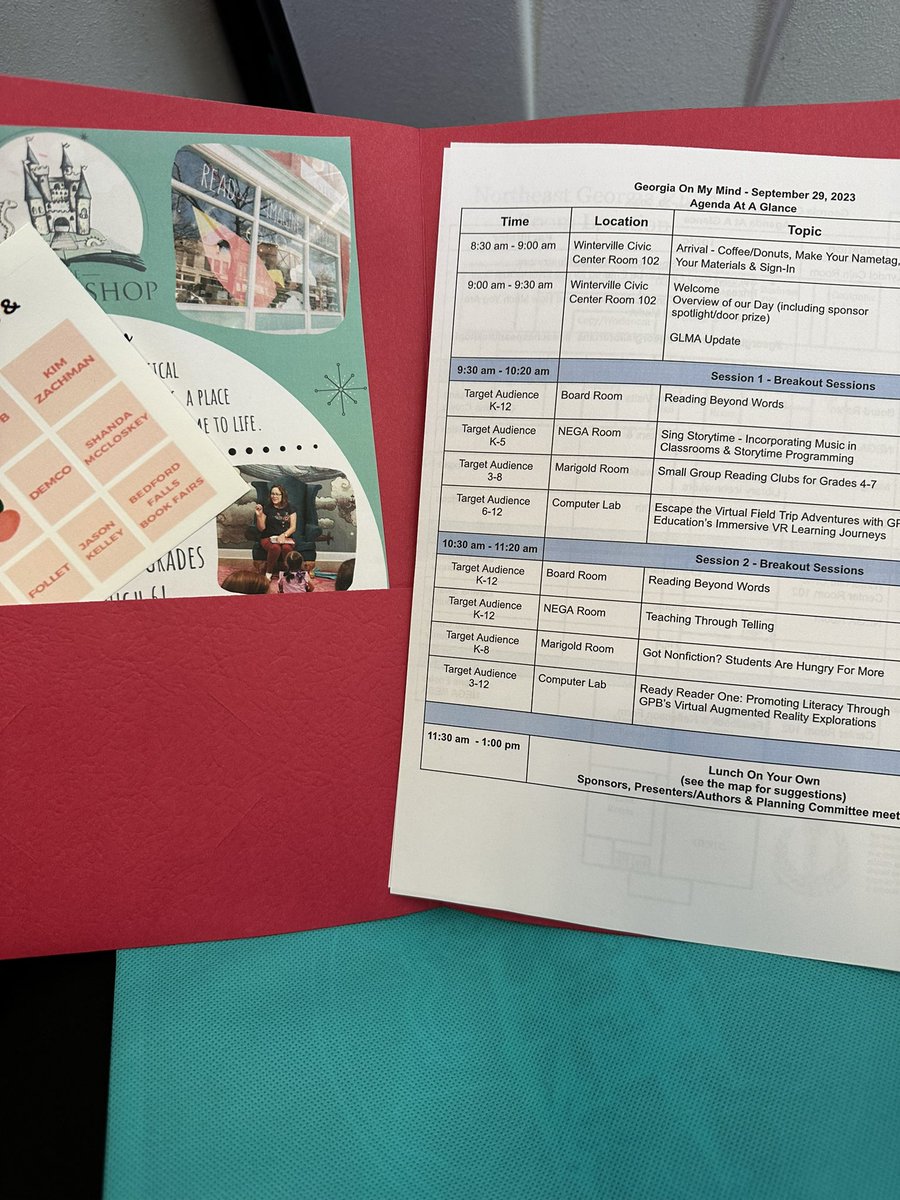 OCPSMediaCenter's tweet photo. Peaches, Peanuts, and PL! So excited to learn and grow today at RESA. 🍑🥜💻#georgiaonmymind #georgialibrarians https://t.co/BlW2kFSsGp