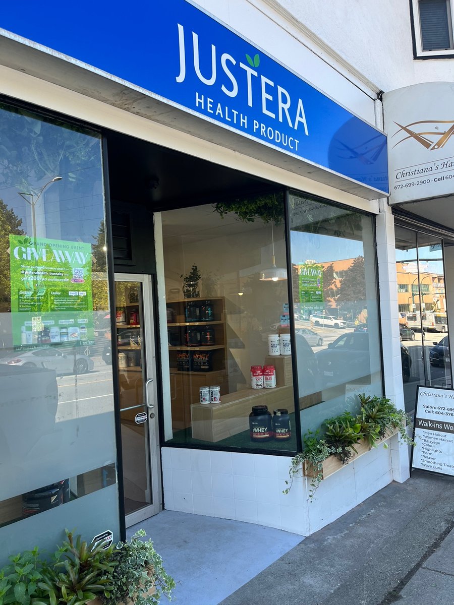 JusteraHealth's tweet image. 📢Attention #BritishColumbia  
📍Come and explore our new store located at 3722 Hastings Street, BC. 
🌏Discover a world of vitamins, supplements, wellness, holistic goodies, and natural beauty products.
🌿Your journey to better #health begins here! 
#Vancouver #Shop #Wellness