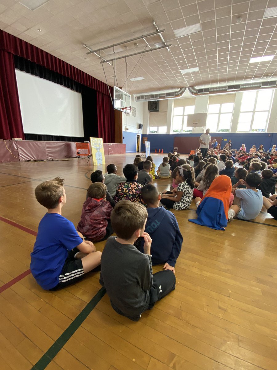 DLemkeWSS's tweet photo. Our PTA is the GOAT! We had fun at the assembly and can’t wait to wear our new WSS GOAT shirts. 🐐 https://t.co/fE46GDgWI8