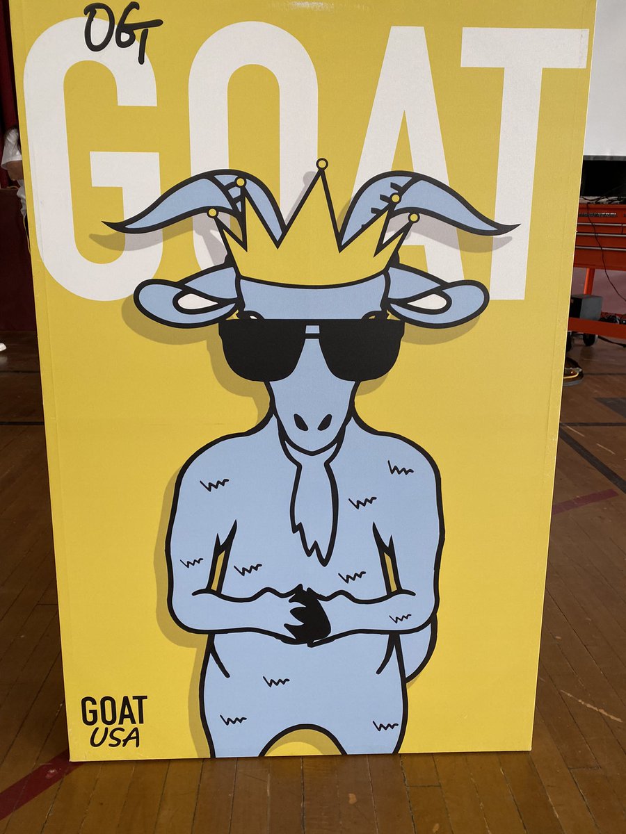DLemkeWSS's tweet photo. Our PTA is the GOAT! We had fun at the assembly and can’t wait to wear our new WSS GOAT shirts. 🐐 https://t.co/fE46GDgWI8