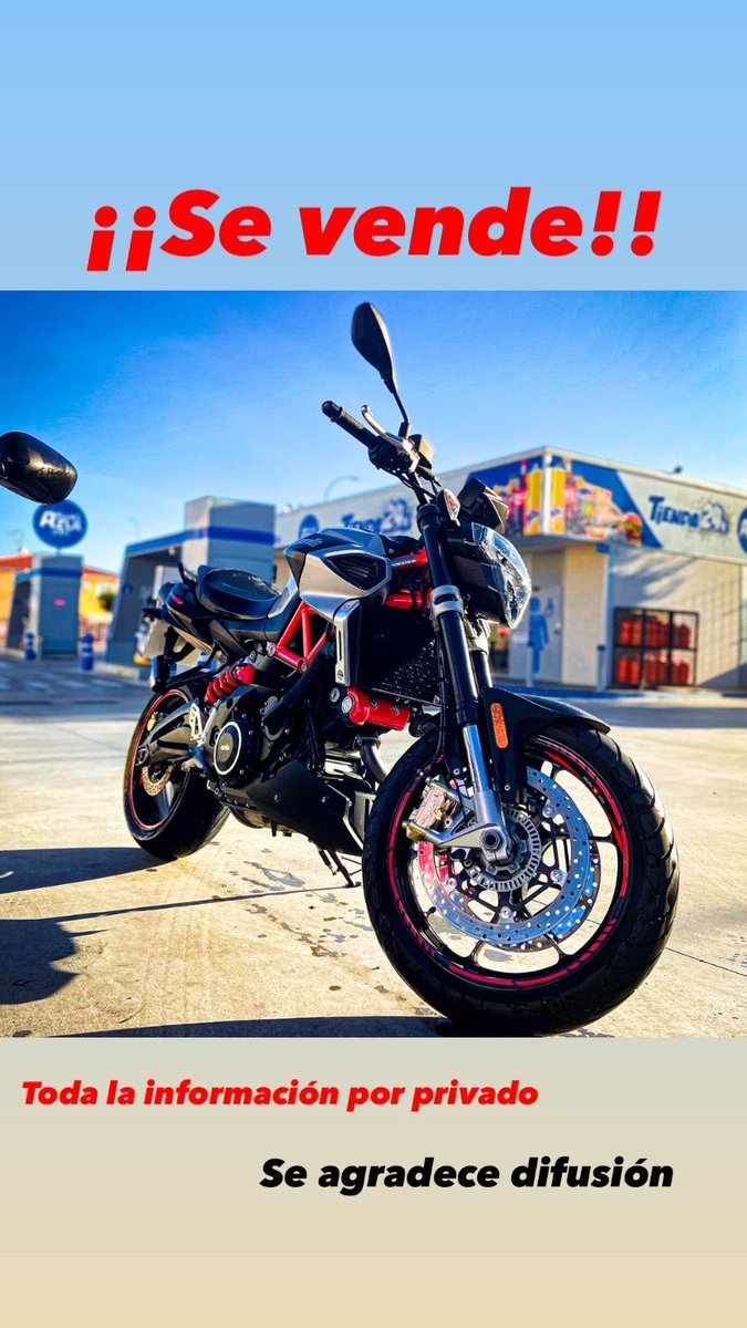 samuquiros's tweet photo. ¡¡ SE AGRADECE DIFUSIÓN!!

Se vende Aprilia Shiver 900, año 2018. Con solo 5000 km

Vendo "Aprilia Shiver 900" en Wallapop
 https://t.co/ZuGgvSFyzC https://t.co/s9Get9UFBl