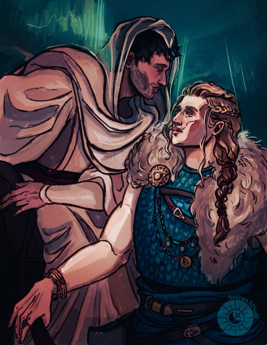 If I don't make it back from where I've gone
Just know I loved you all along

Eivor and Hytham inspired by Inkpot Gods and La Belle Dame sans Merci✨

#eivorwolfkissed #eivorvarinsdottir #hytham #assassinscreed #assassinscreedvalhalla